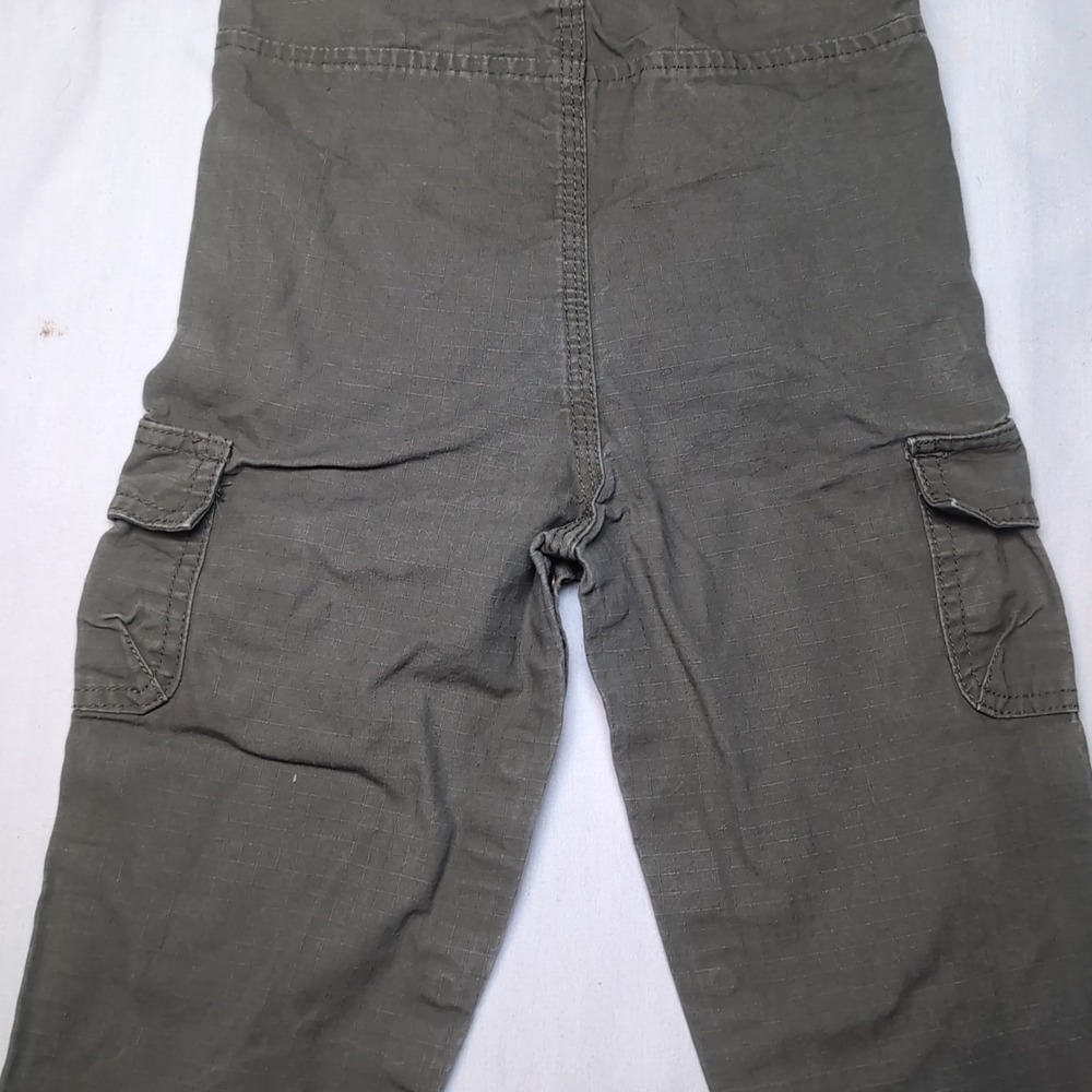 Carhartt Kids Overalls in Olive Green - Picture 6 of 9